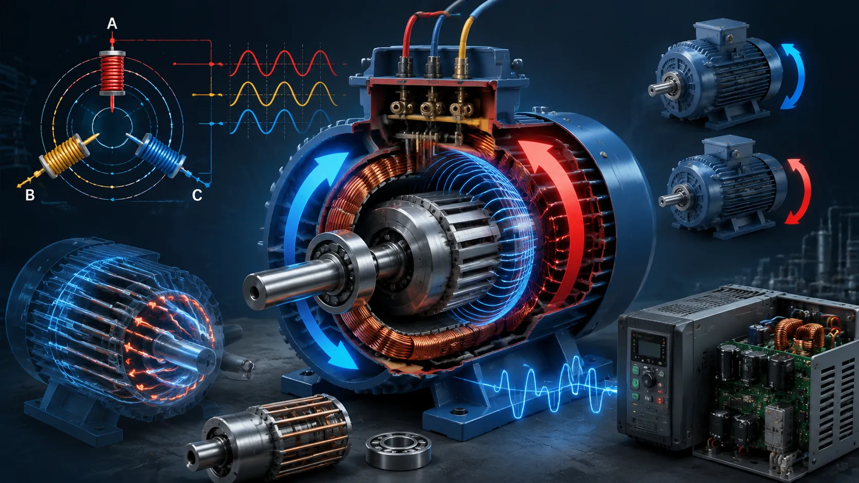 AC Motor Working Principle & Direction Guide 2026