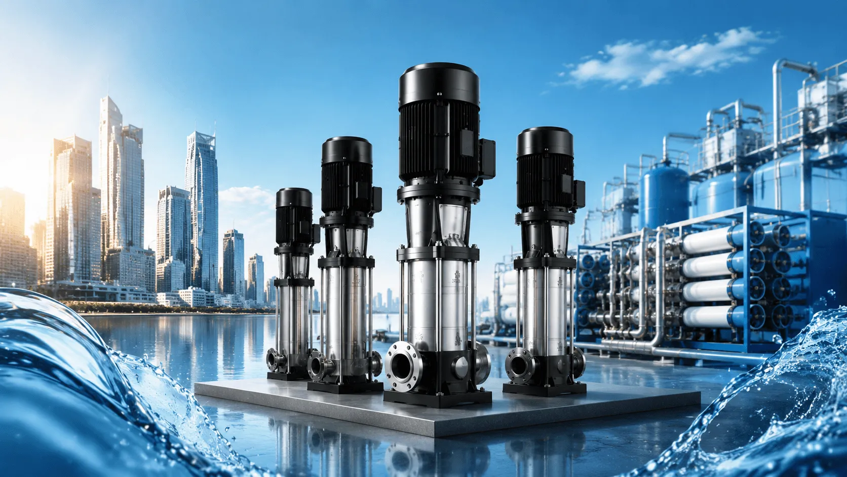 CDL/CDLF Vertical Multistage Pumps | 304/316 SS High‑Efficiency