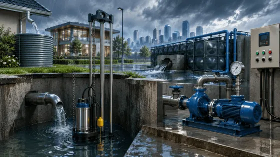 Rainwater Pump Engineering: TDH, Performance Curves & System Design