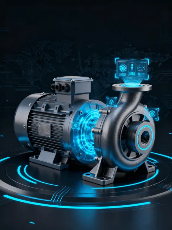 IE3 & IE4 AC Motors and Industrial Centrifugal Pumps